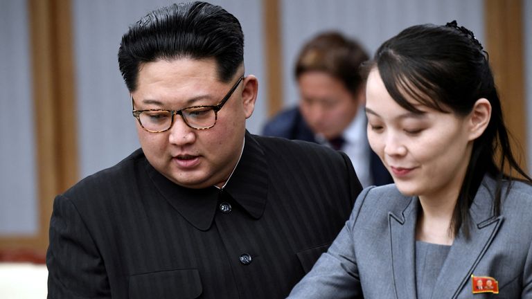 Kim Jong Un's sister, Kim Yo Jong, has said Pyongyang would consider any move by the US to shoot down one of their test missiles as a 'declaration of war'